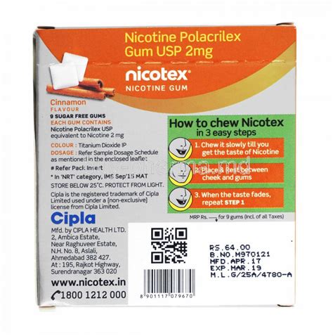 Buy Nicotex Gum, Nicotine Online - buy-pharma.md