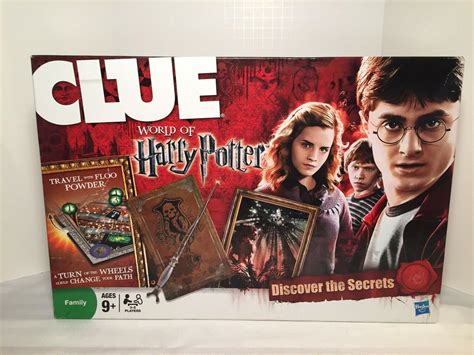 CLUE World of Harry Potter Mystery Board Game Hasbro 2011 100% COMPLETE ...