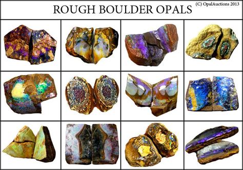 opalauction: “ Boulder rough specimens from Queensland Australia ” | Opal, Rough opal, Minerals ...