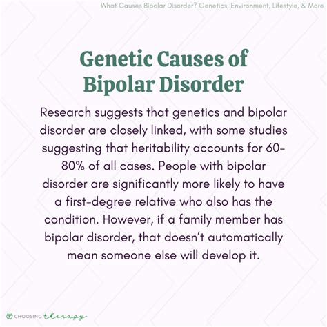 Causes & Risk Factors of Developing Bipolar Disorder