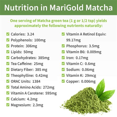 Matcha Green Tea | MariGold Foods