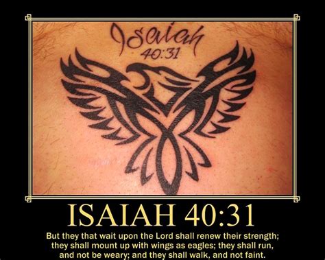 Isaiah 40:31 Tribal Tattoo | Flickr - Photo Sharing!