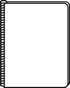 Notebook White Clip Art at Clker.com - vector clip art online, royalty free & public domain