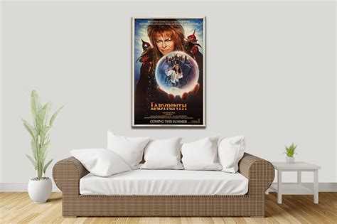 Labyrinth Framed Movie Poster on Canvas | Canvas Prints Australia