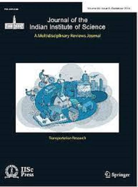 Journal of the Indian Institute of Science Impact Factor, Indexing, Acceptance rate ...