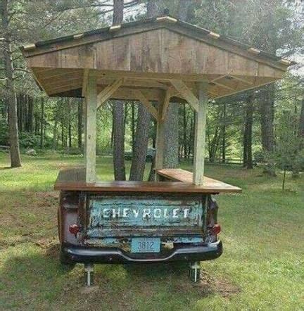 65+ Trendy truck bed ideas projects cars | Rustic outdoor bar, Rustic outdoor, Outdoor bar