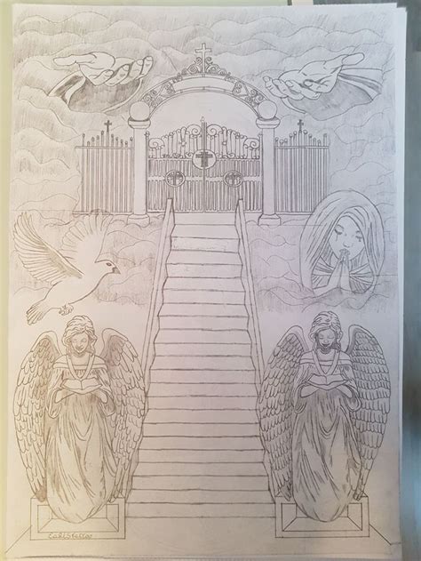 Heaven Gates Drawing at GetDrawings | Free download