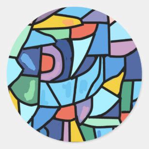 Colored Glass Stickers | Zazzle