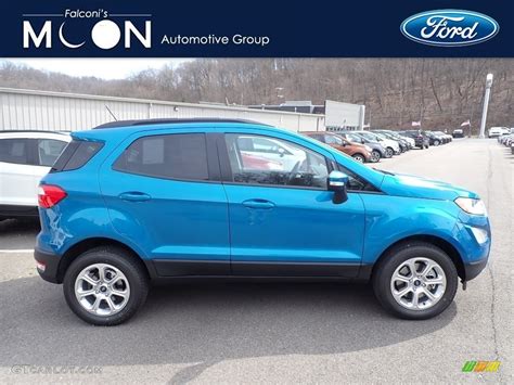 2020 Blue Candy Metallic Ford EcoSport SE 4WD #137516318 Photo #15 ...