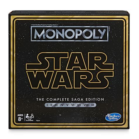 Star Wars Monopoly Game – The Complete Saga Edition now available for purchase – Dis Merchandise ...