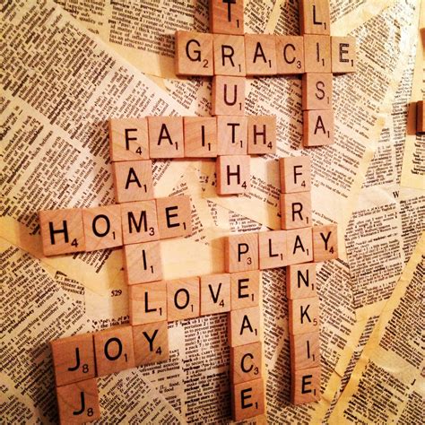 Gracie Blue : Wall Art for the Kitchen {Scrabble Board DIY}