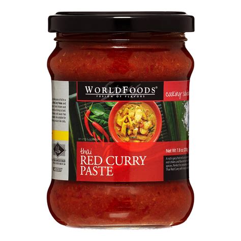 WorldFood Thai Red Curry Paste, 7.8 Oz - Walmart.com - Walmart.com