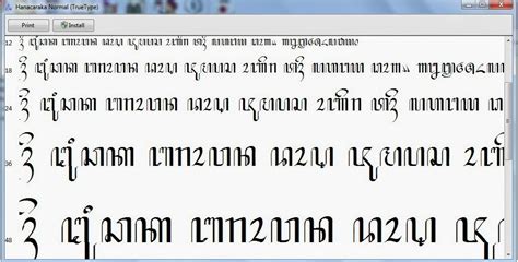 Gratis Free Font Aksara Jawa Hanacaraka - trueqfile