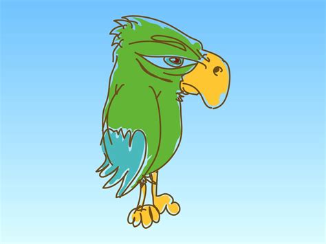 Angry Parrot Vector Art & Graphics | freevector.com