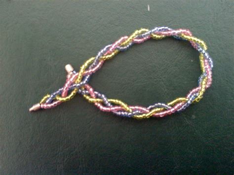 Braided Beaded Bracelet · How To Braid A Braided Bead Bracelet ...