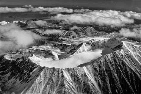 Snow-filled volcano, Alaska | Shutterbug