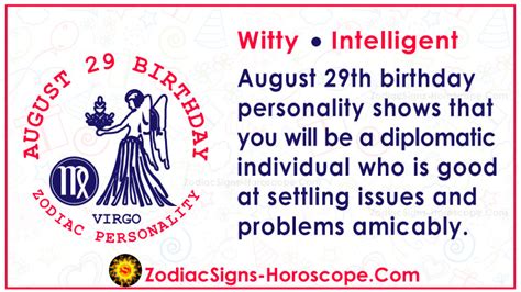 August 29 Zodiac (Virgo) Horoscope Birthday Personality and Lucky Things | ZSH