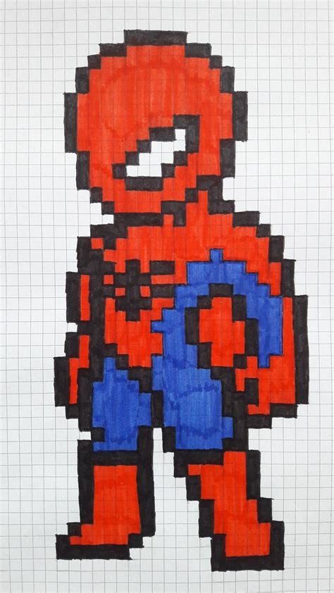 Pixel Art On Graph Paper