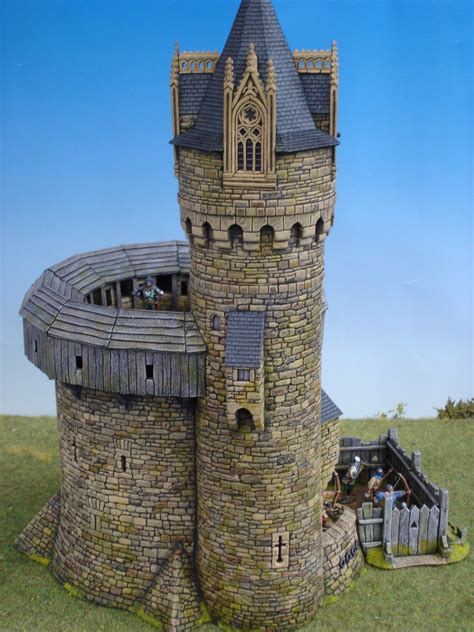 [Tower8.JPG] | Wargaming terrain, Warhammer terrain, Model castle