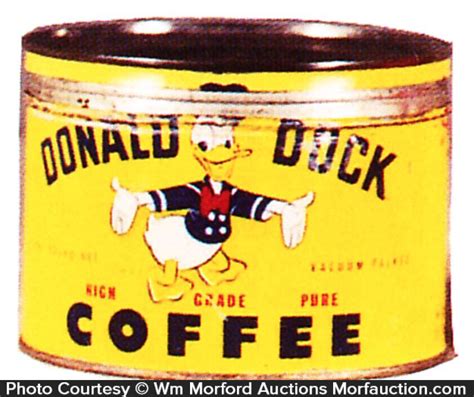 Antique Advertising | Donald Duck Coffee Can • Antique Advertising