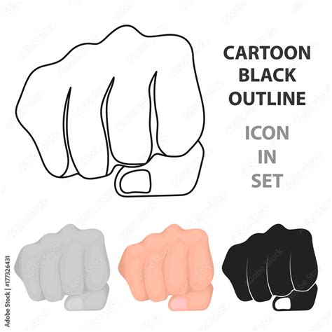 Fist Bump Cartoon