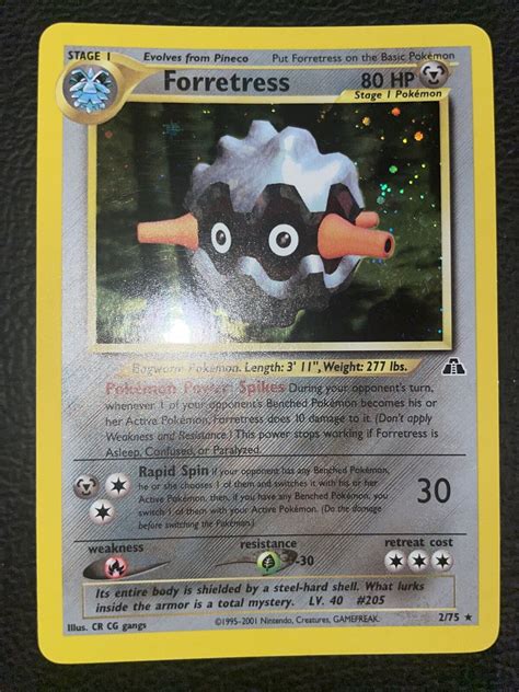 Mavin | Forretress 2/75 Holo Rare Neo Discovery Pokemon Card WOTC