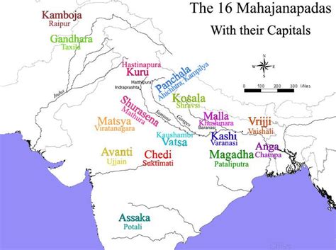 16 Mahajanapadas and Their Capitals - Taj With Guide Blog