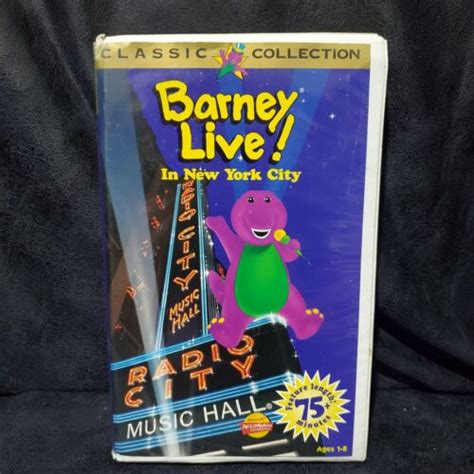 Barney - Live In New York City (VHS, 1994, Classic Collection) PLEASE READ | eBay