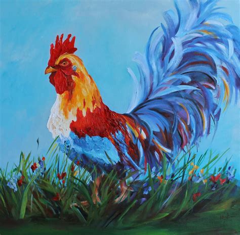 Kay Wyne Fine Art Blog: Mister Rooster - Sold