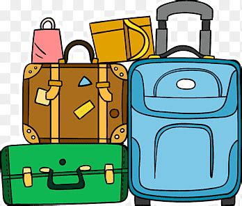 Trolley Bags Clipart