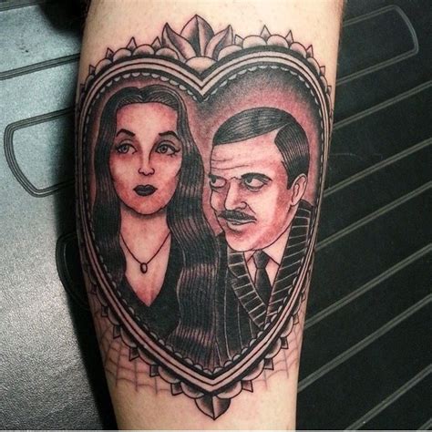 Morticia and Gomez Addams Tattoo | Tattoo Ideas and Inspiration Body ...