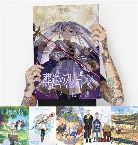 Frieren A3 A4 Poster Anime Home Gaming Room Decor Wall Posters T63 ...