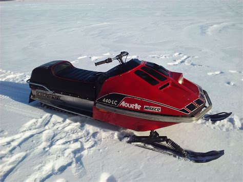 My 1976 440LC Rupp Alouette Brute snowmobile. | Snowmobile, Horse trailer, Vintage sled