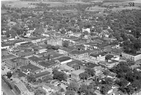 Aerial Shot of Kirksville, Missouri in the 1950s