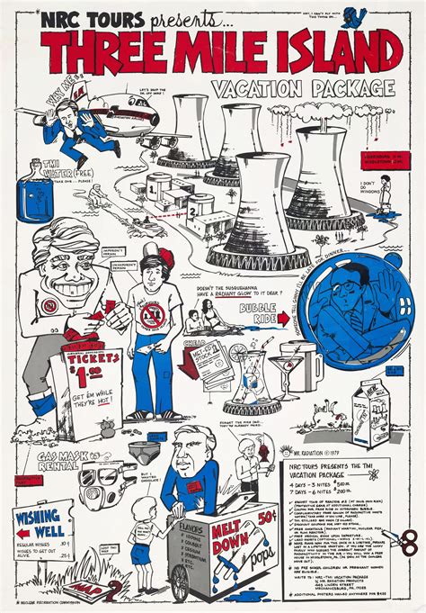 A send-up of the Three Mile Island disaster - Rare & Antique Maps
