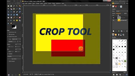 Crop tool - GIMP Beginners' Guide ep43 - YouTube