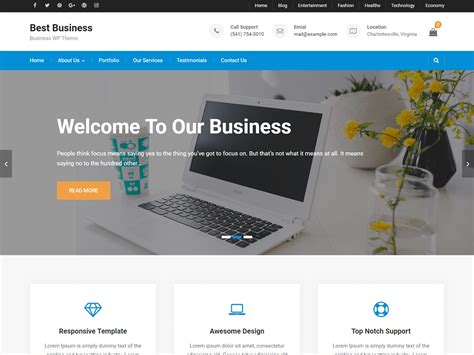 Best Business Download Free Wordpress Theme 【2022】