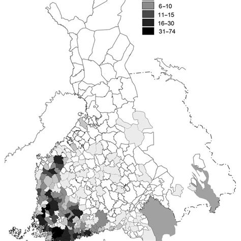 Dot distribution map of definite Corded Ware burials. | Download ...