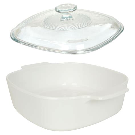 Corningware A-2-B Just White 2L Pyroceram Casserole Baking Dish w/ A9C ...