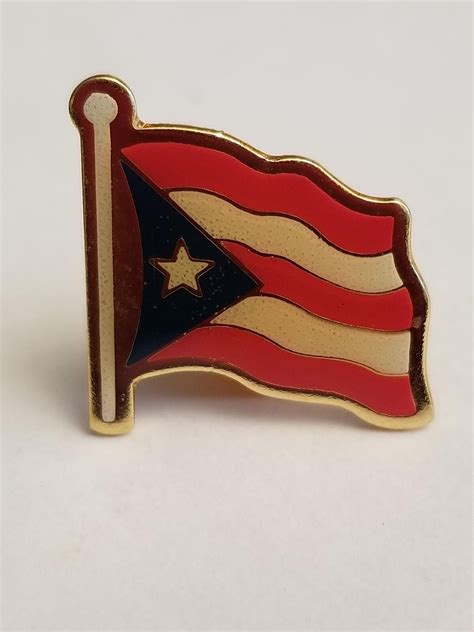 Puerto Rico USA Flag Lapel Pin 1162 AUCTION | eBay | Flag lapel pins, Usa flag, Lapel pins