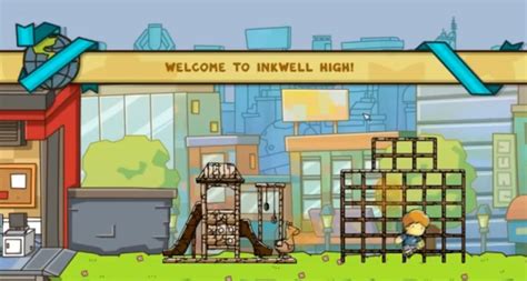 "Scribblenauts Unlimited" Walkthrough: Inkwell High and Grave Manor - LevelSkip