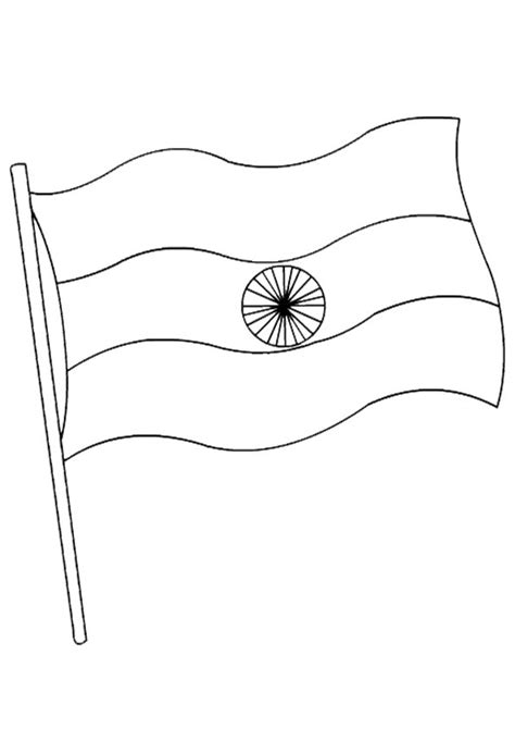 Coloring Pages | Indian Flag Republic Day Coloring Pages For Kids