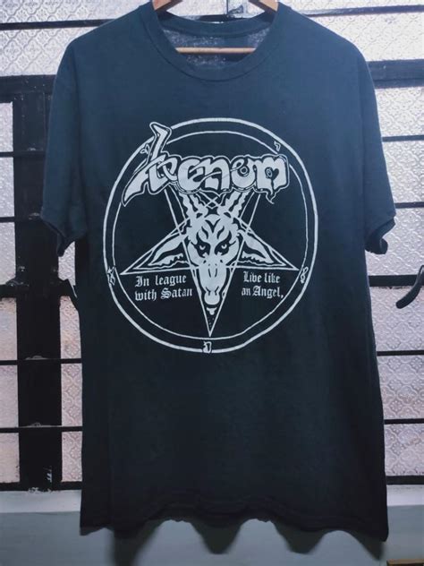 Venom Black Metal Band Shirt, Men's Fashion, Tops & Sets, Tshirts & Polo Shirts on Carousell