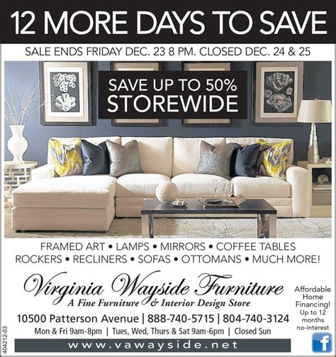 Furniture Stores Richmond VA | Virginia Wayside Furniture