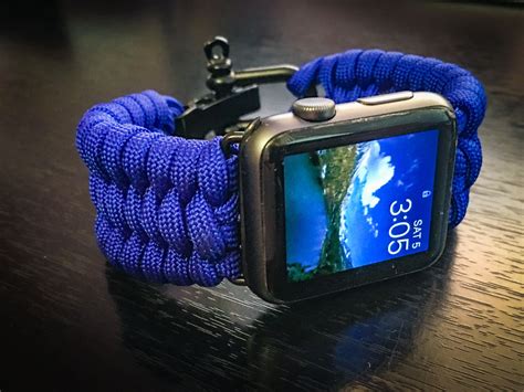 Apple Watch Paracord Band – Trilobite Triple Weave, Stainless Steel ...