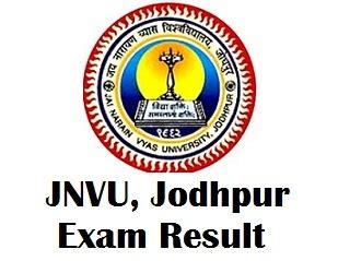 JNVU Result 2018 Part 1 2 3 B.Ed BA BSc MA MCom 1st 2nd 3rd Year ...