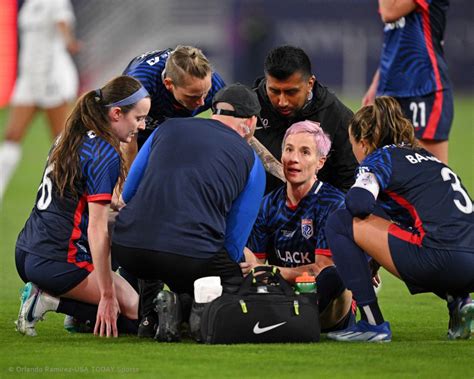 Megan Rapinoe Injured, Forced Off In Final Soccer Game - The Spun