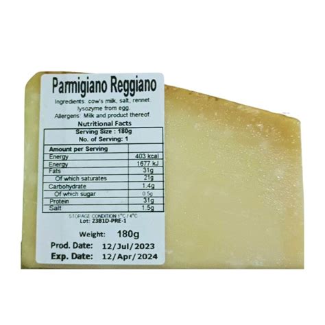 Parmigiano Reggiano Cheese 180g| Happyhour.ph| Premium Aged Parmesan ...