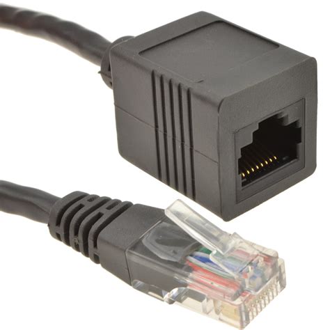 kenable Network Extension Cable RJ45 Plug to Socket Cat5E UTP Lead 1m