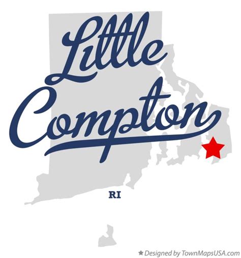 Map of Little Compton, RI, Rhode Island